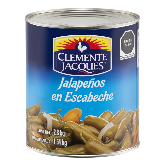 CHILE JALAPEÑO ENTERO CLEMENTE JACQUES 2.8 KG