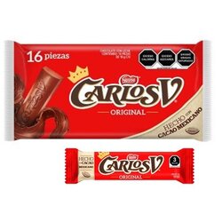 CHOCOLATE CARLOS V C/16 PIEZAS 18 GR
