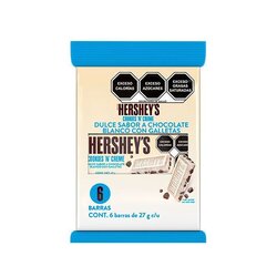 CHOCOLATE HERSHEYS COOKIES N CREAM 6 DE 27 GR
