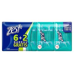 PAQ C/8 JABONES ZEST NEUTRO 135 GR CADA PIEZA