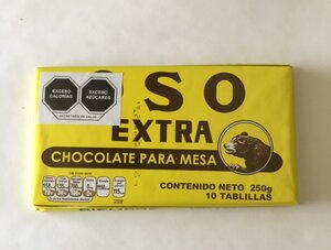 CHOCOLATE OSO EXTRA 250 GR