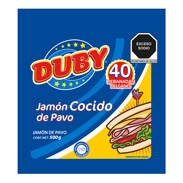 JAMON COCIDO DUBY 500 GR
