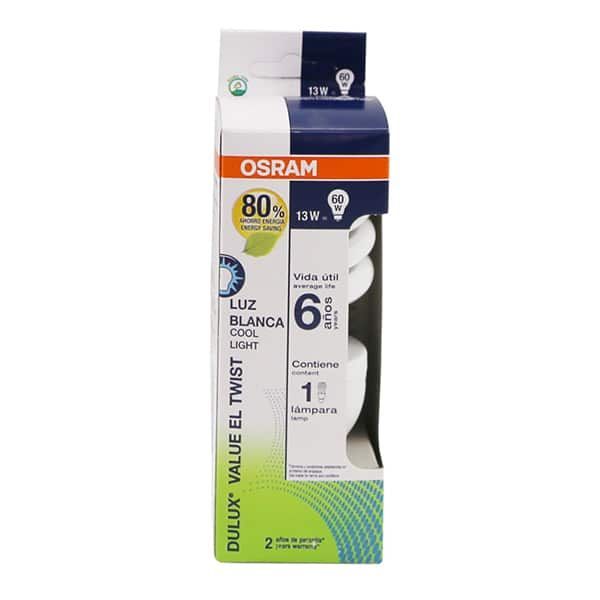 FOCO AHORRADOR OSRAM 13 WATTS