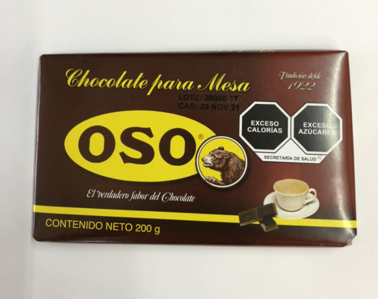 CHOCOLATE OSO 200 GR