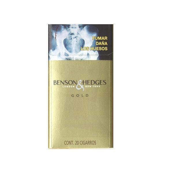 CIGARRO BENSON & HEDGES GOLD 100 C/20 PAQ CON 10 CAJETILLAS
