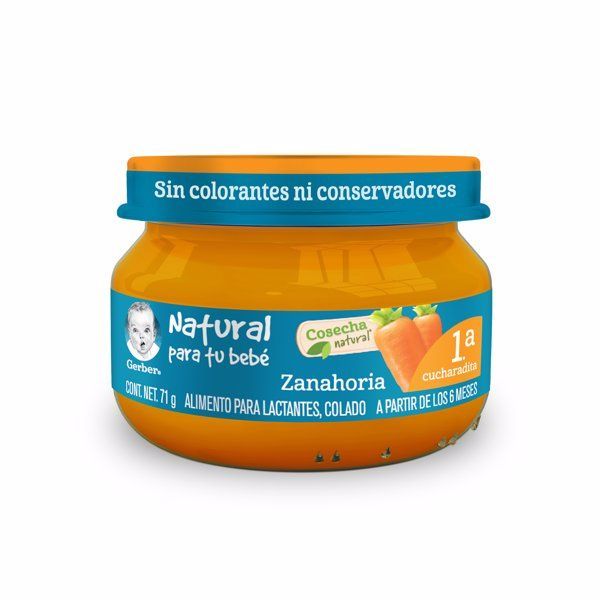 GERBER 1A ETAPA 71 GR ZANAHORIA