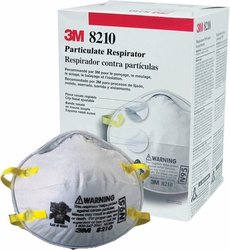 3M 8210N95 Respirador para particulas liquidas N95 c/20