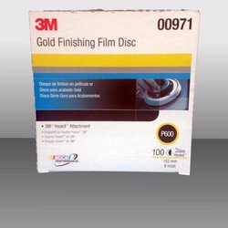 3M 971 Disco Hookit Gold Film 6", P600 (Subempaque c/100)