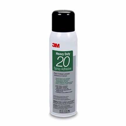 3M 20 Spray Adhesive Clear, Net Wt 13.8 Oz