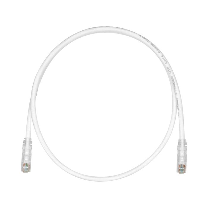 Cable de Parcheo TX6, UTP Cat6, 24 AWG, CM/LSZH, Color Blanco Mate, 3ft