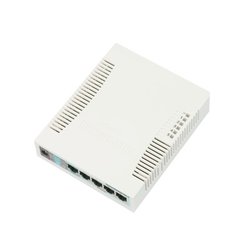Switch Mikrotik 5 puertos Gigabit Ethernet y 1 SFP