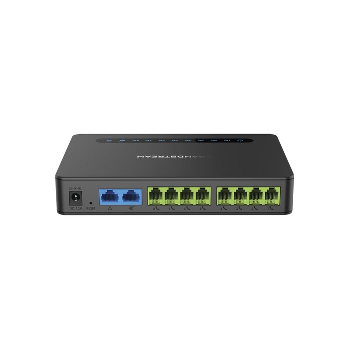 Gateway de 8 puertos FXS con Router NAT y doble puerto de red Gigabit
