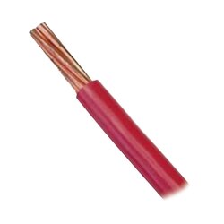 Cable 8 awg color rojo,Conductor de cobre suave cableado. Aislamiento de PVC, auto extinguible. BOBINA 100 MTS