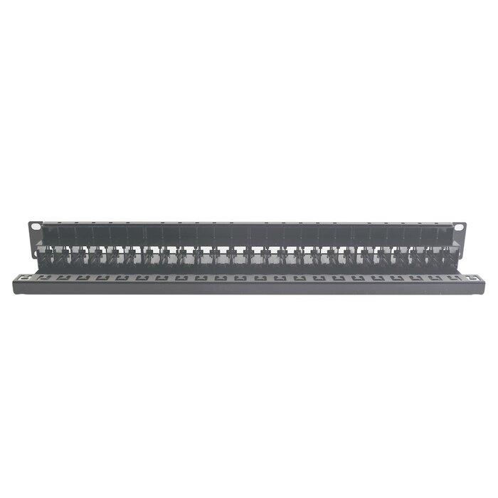 Patch Panel UTP Z-MAX Categoría 6, de 24 puertos, Plano, 1UR