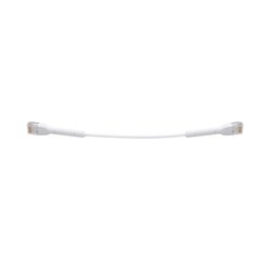 UniFi Ethernet Patch Cable Cat6 de 22 cm, color blanco