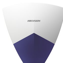 Sirena Inalámbrica con Estrobo para Exterior / Compatible con Panel de Alarma HIKVISION / 110 dB