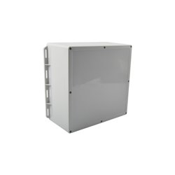 Gabinete Plástico para Exterior (IP65) de 300 x 300 x 150 mm Cierre por Tornillos.
