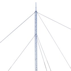 Kit de Torre Arriostrada de Techo de 12 m con Tramo STZ30 Galvanizado Electrolítico (No incluye retenida).