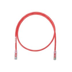 Cable de parcheo UTP Categoría 6, con plug modular en cada extremo - 1.5 m. - Rojo