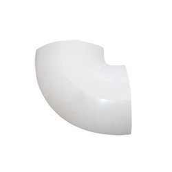 Sección en "L" color blanco de PVC auto extinguible, para canaleta DMC4FT (9430-02001)