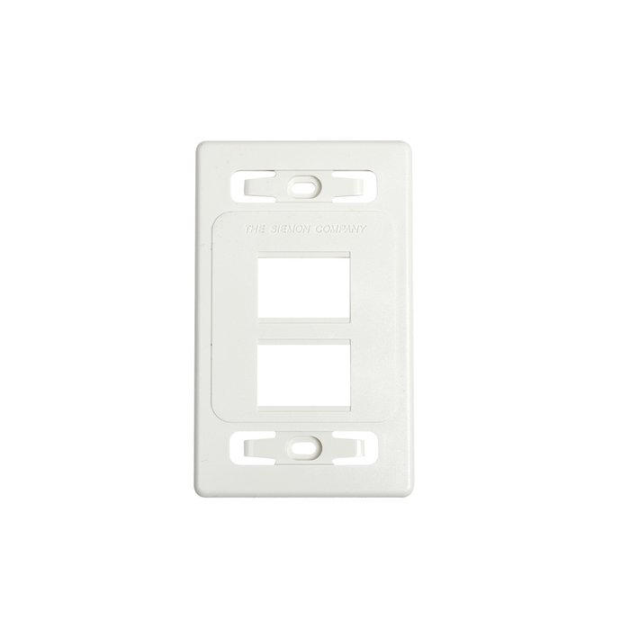 Placa de pared modular MAX, de 4 salidas, color blanco, versión bulk (Sin Empaque Individual)