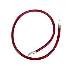 Cable para baterías 1 m, rojo, calibre 2 AWG con terminales de ojo en ambos extremos