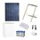 Kit Solar de 8.5 W con PoE Pasivo 24 Vcd para un radio de Ubiquiti airMAX o Cambium ePMP