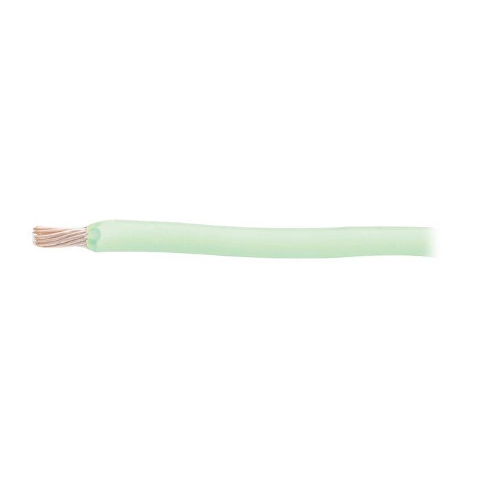 Cable 8 awg color verde,Conductor de cobre suave cableado. Aislamiento de PVC, autoextinguible. (Venta por Metro)