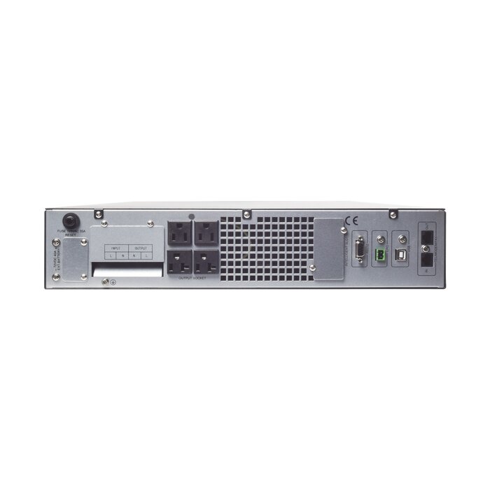 UPS de 3000VA/2700W / Topología On-Line Doble Conversión / Entrada y Salida de 120 Vca / Clavija de Entrada NEMA 5-30P / Pantalla LCD Configurable / Formato Rack/Torre