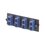 Placa Acopladora de Fibra Optica FAP, Con 3 Conectores SC Duplex (6 Fibras), Para Fibra Monomodo OS1/OS2, Color Azul