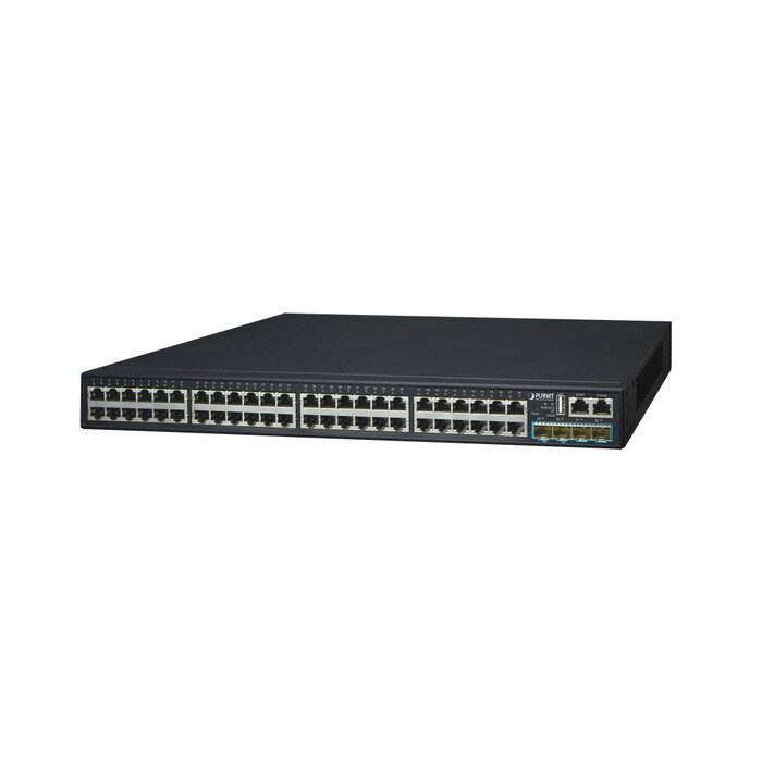 Switch Administrable Stack Capa 3 48 Puertos 10/100/1000Mbps, 4 Puertos 10G SFP+