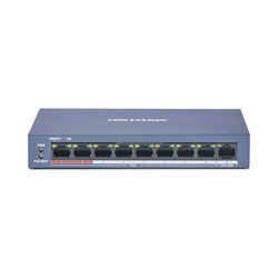 Switch PoE+ / 250m PoE Larga Distancia / 8 puertos Fast Ethernet 10/100 Mbps 802.3af/at (30W) +1 puerto 100 Mbps