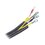 Tubo Corrugado Abierto para Protección de Cables, .38in (9.7 mm) de Diámetro, 30.5 m de Largo, Color Negro