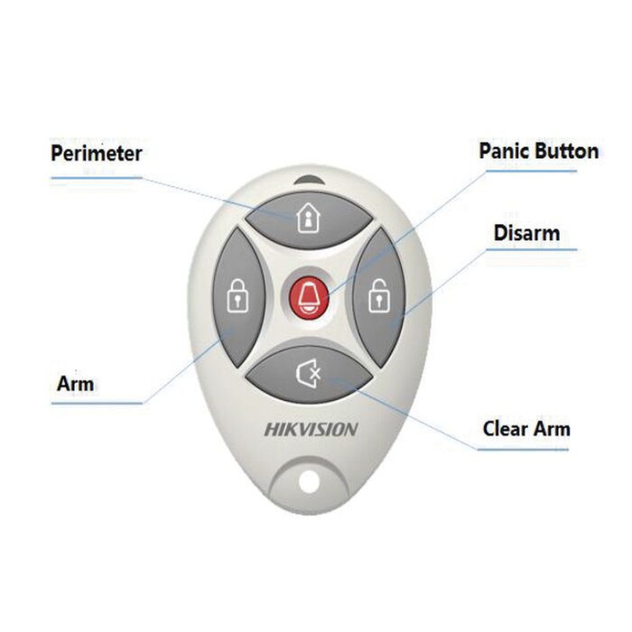 Control Remoto para panel de alarma HIKVISION