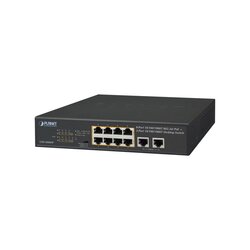 Switch no administrable PoE de 8 puertos 10/100/1000 Mbps con PoE 802.3af/at