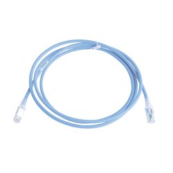 Patch Cord Z-MAX Cat6A S/FTP, CM/LS0H, 7ft, Color Azul, Versión Bulk (Sin Empaque Individual)