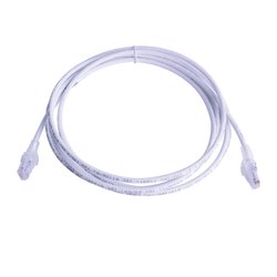 Patch Cord MC6 Modular Cat6 UTP, CM/LS0H, 15ft, Color Blanco