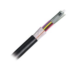 Cable de Fibra Óptica de 12 hilos, OSP (Planta Externa), No Armada (Dielectrica), 250um, Monomodo OS2, Precio Por Metro
