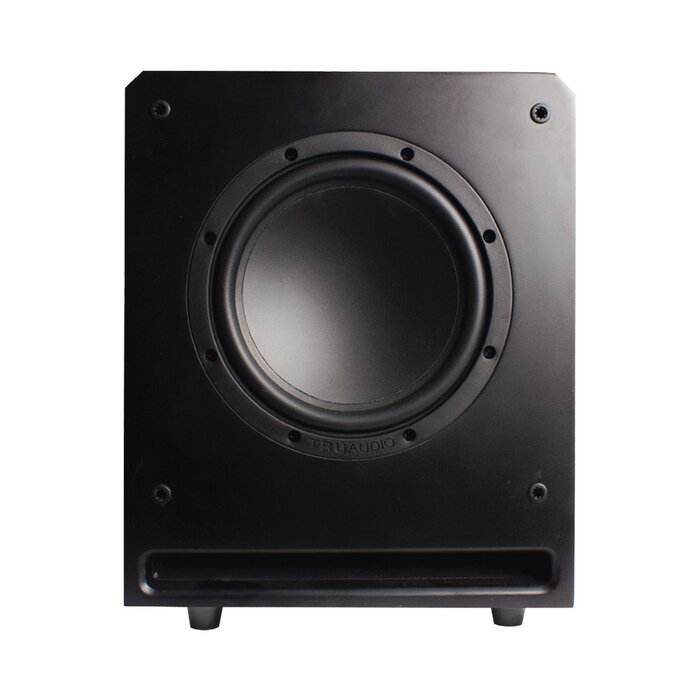 Subwoofer de ranura alimentado con controlador de 10 in, amplificador interno de 150W.