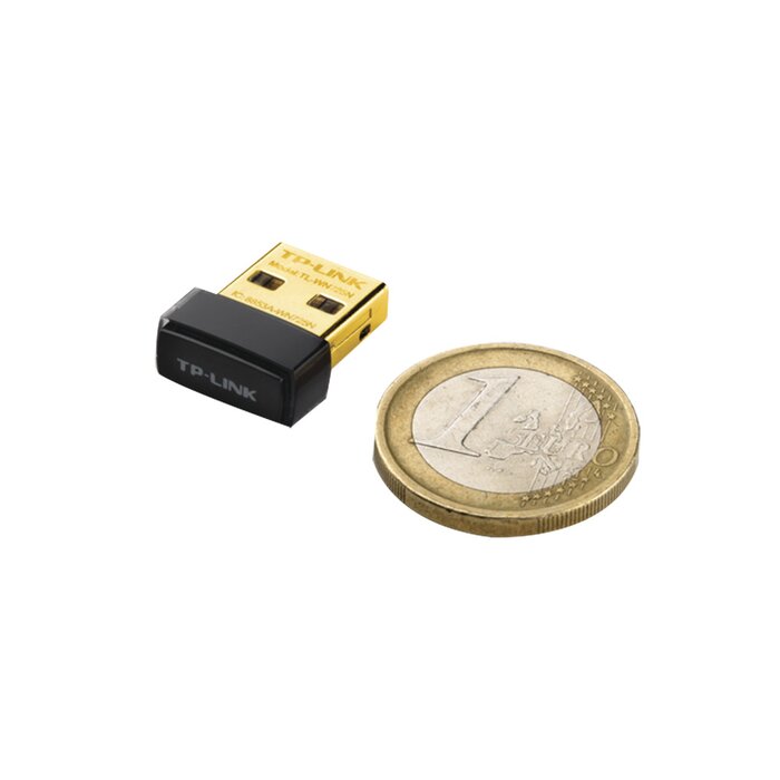 Adaptador USB Nano inalámbrico N 150 Mbps 2.4 GHz con 1 antena interna
