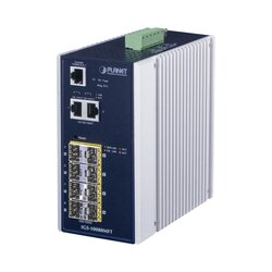 Switch Industrial Administrable L2+, 8 Puertos 1G SFP, 2 Puertos TP Gigabit, (-40 ~75 grados C)