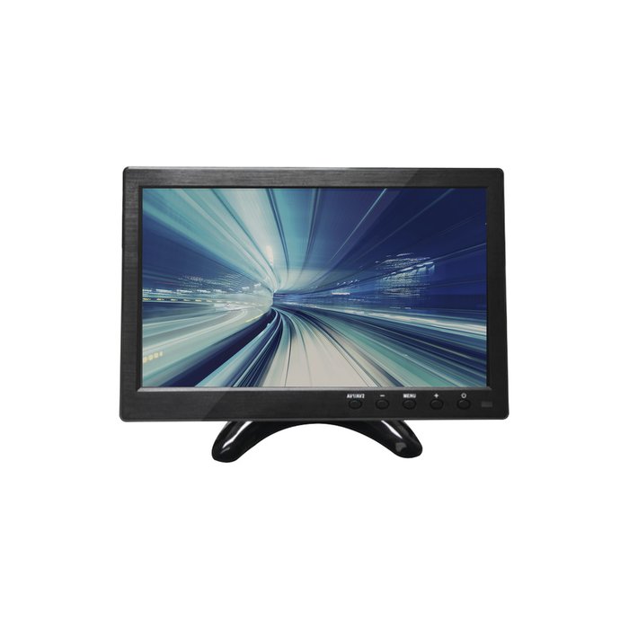 Monitor 10.1" ideal para colocar en vehículos o realizar pruebas de CCTV / Entradas de video HDMI, VGA y RCA