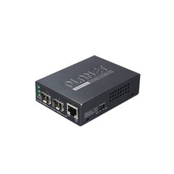 Convertidor de Medios 1000Base-T a Dual 1000BASE-X SFP