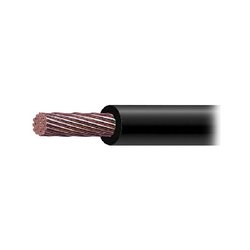 Cable de Cobre Recubierto THW-LS Calibre 2/0 AWG 19 Hilos Color Negro (100 metros).