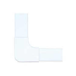 Sección en "L" color blanco de PVC auto extinguible, para canaleta PT48 (6130-01002)