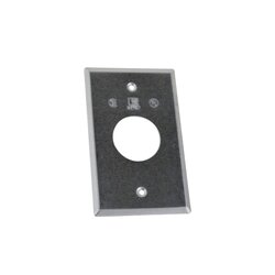 Tapa rectangular aluminio para contacto 35.23 mm tipo RR a prueba de intemperie.