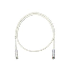 Cable de parcheo UTP Categoría 6, con plug modular en cada extremo - 1.5 m. - Blanco Mate