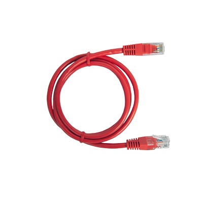 Cable de parcheo UTP Cat6 - 0.5 m - rojo